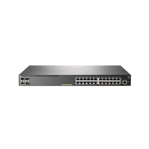 Switch HPE Aruba 2930F - 24 Puertos RJ-45 GbE, 4 SFP+ PoE, Ideal para Redes Empresariales.