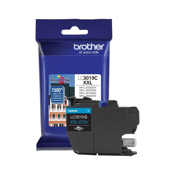Tinta Brother LC3019C Cian para MFC-J5330DW - 1.5K Páginas, Calidad Profesional y Alto Rendimiento