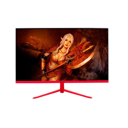 Monitor Curvo Gaming TEROS TE-2473G 23.8” FHD VA, 180Hz y 1ms, Conexiones HDMI y DP, Color Negro