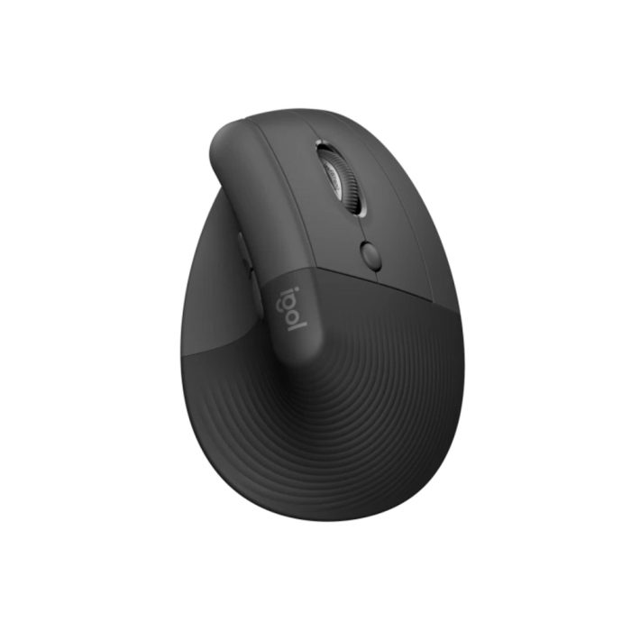 Mouse Logitech Lift Vertical Wireless BT Negro - Ergonomía Avanzada y Conexión Bluetooth
