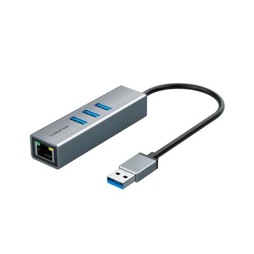 Adaptador USB 3.0 a RJ45 CABLETIME CB55G – Conexión rápida y estable para redes Ethernet