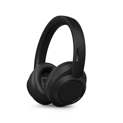 Audífonos Philips TAH6509BK con Micrófono, Bluetooth, 70h de Autonomía y ANC - Plegables, Color Negro