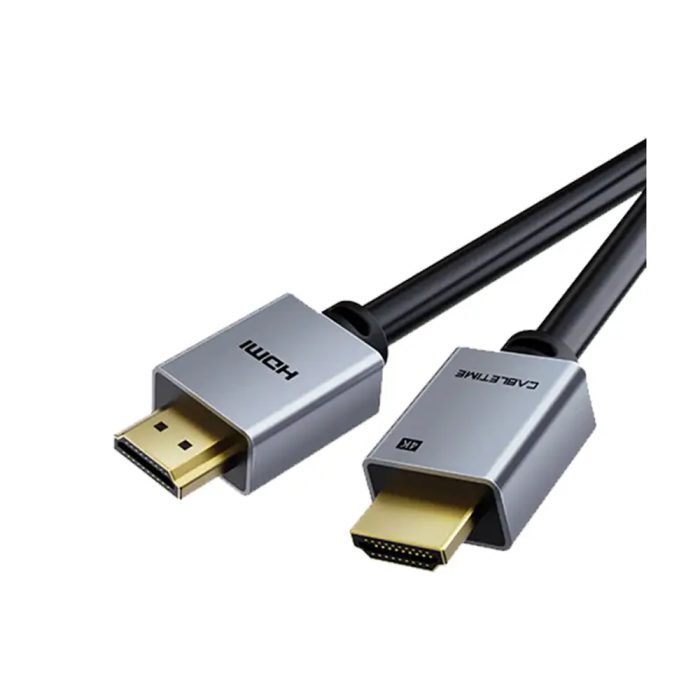 Cable HDMI 2mts CABLETIME CH11L 8K 60Hz - Alta Velocidad y Resolución para Cine en Casa