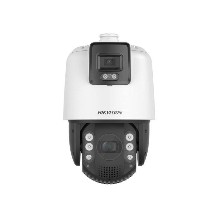 Cámara HIKVISION PTZ IP 4MP con zoom 32X, pantalla 7" y lente 2.8MM, video de alta definición.