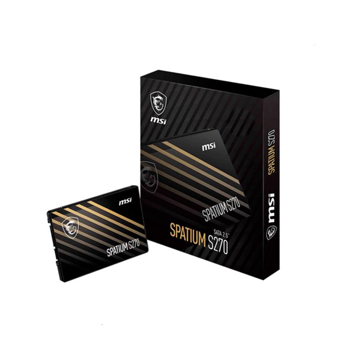 Disco Duro SSD MSI Spatium S270 de 480 GB, 2.5", SATA III 6Gbps - Rendimiento y Velocidad Óptimos