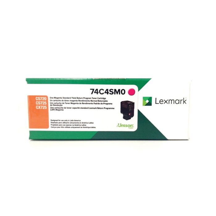 Cartucho de Tóner Lexmark CS720/CS725/CX725 Magenta 7,000 Páginas - Alta Calidad de Impresión