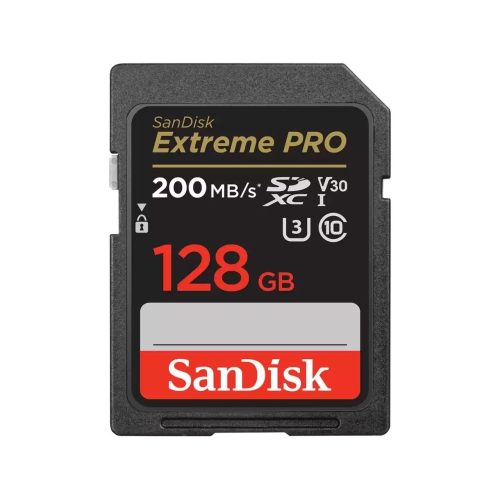 Tarjeta de Memoria SanDisk Extreme Pro 128 GB SDXC UHS-I V30 - Velocidad Ultra Rápida para Video 4K