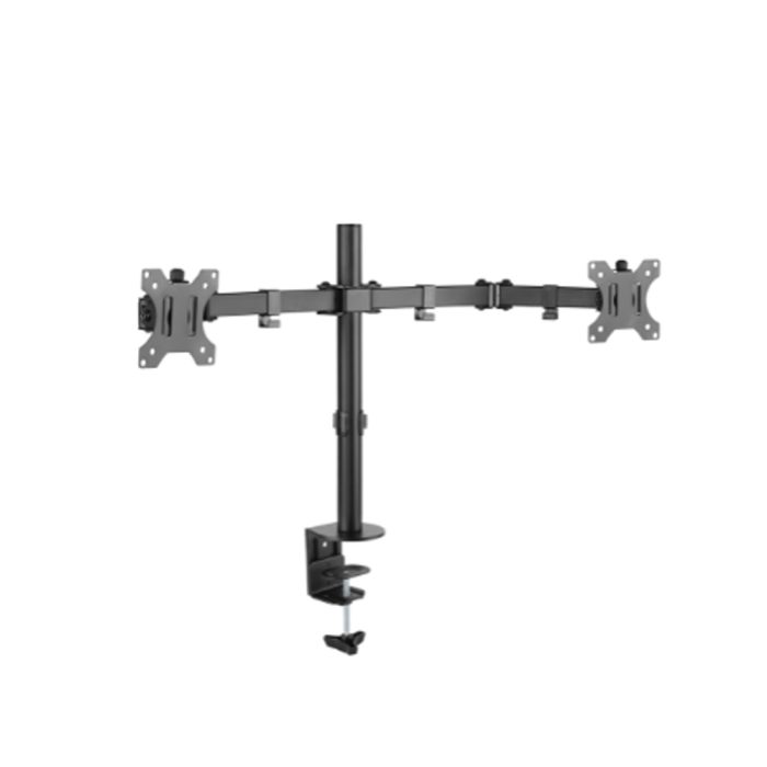 Soporte Articulado Koreano KE32-2BN para 2 Monitores de 17"-32" - VESA 75/100, Carga 9kg c/u