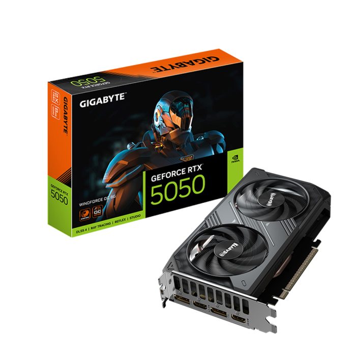 Tarjeta Gráfica Gigabyte GeForce RTX 5050 OC 8GB GDDR6 - Rendimiento Superior y Eficiencia Energética