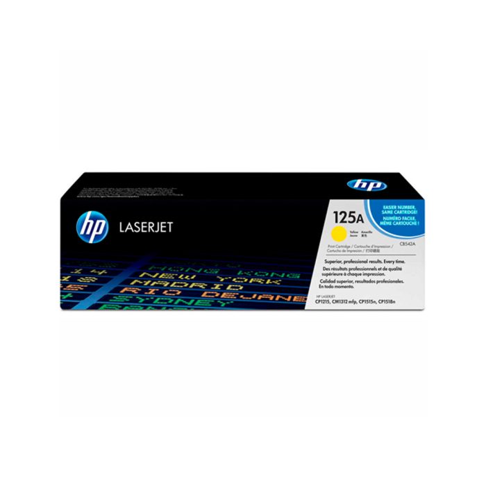 Cartucho de Tóner HP CB542A Amarillo para Impresoras LaserJet 1215/1515 - Alta Calidad y Rendimiento