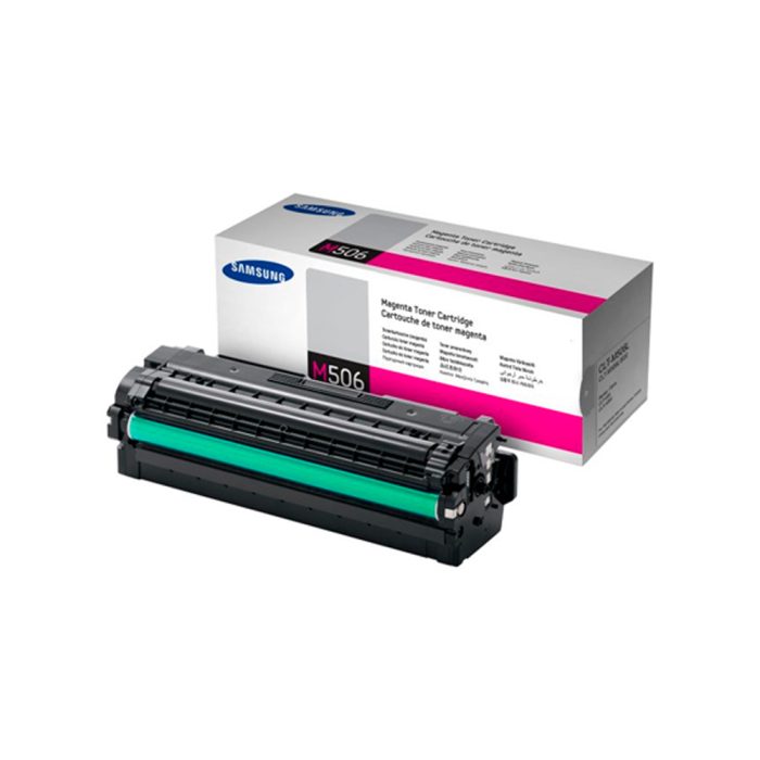 Cartucho de Tóner Samsung CLT-M506L Magenta | 3,500 Páginas de Alta Calidad