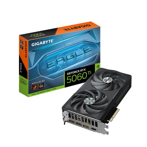 Grafica Gigabyte GeForce RTX 5060 Ti Eagle OC 16GB GDDR6 - Rendimiento Superior y Overclock