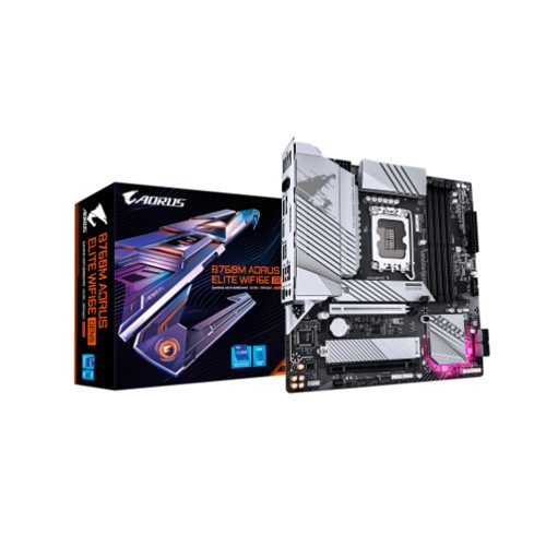 Placa Madre Gigabyte B760M A Elite AX Micro-ATX, DDR5, PCIe 5.0 y WiFi 6E para Rendimiento Óptimo