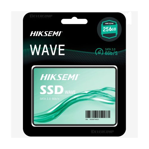 SSD HIKSEMI Wave 256GB 2.5" SATA III 6Gb/s - Almacenamiento Rápido con 3D NAND y Lectura 530MB/s