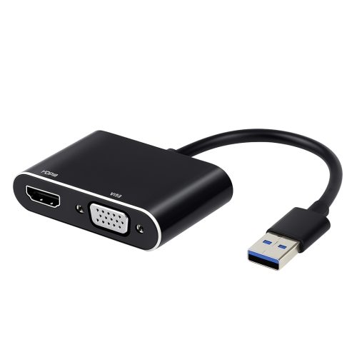 Adaptador Tripp Lite USB 3.0 a HDMI/VGA 4K - Conexión rápida y versátil para tus dispositivos