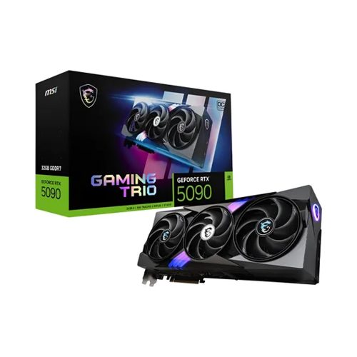 Tarjeta de video MSI RTX 5090 Gaming Trio OC 32GB GDDR7 con DP y HDMI - Rendimiento superior en gaming