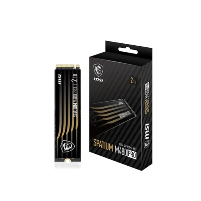 SSD M.2 PCIe 2TB MSI Spatium M480 Pro G4 - Alta Velocidad y Rendimiento para Gaming