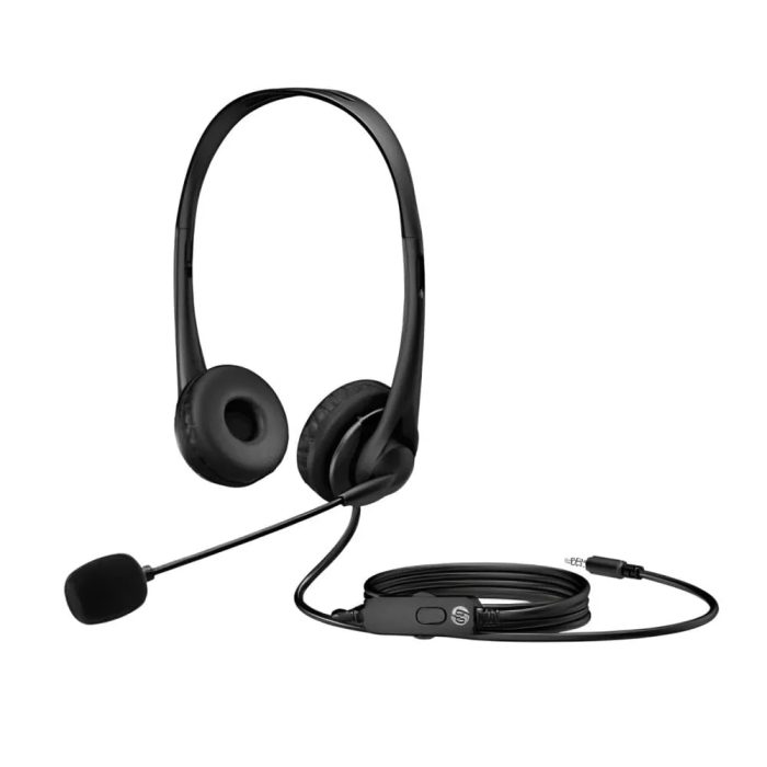 Headset HP USB G2 Estéreo - Sonido Stereo, Conexión USB, Diseño Cómodo y Ligero, Ideal para Trabajo