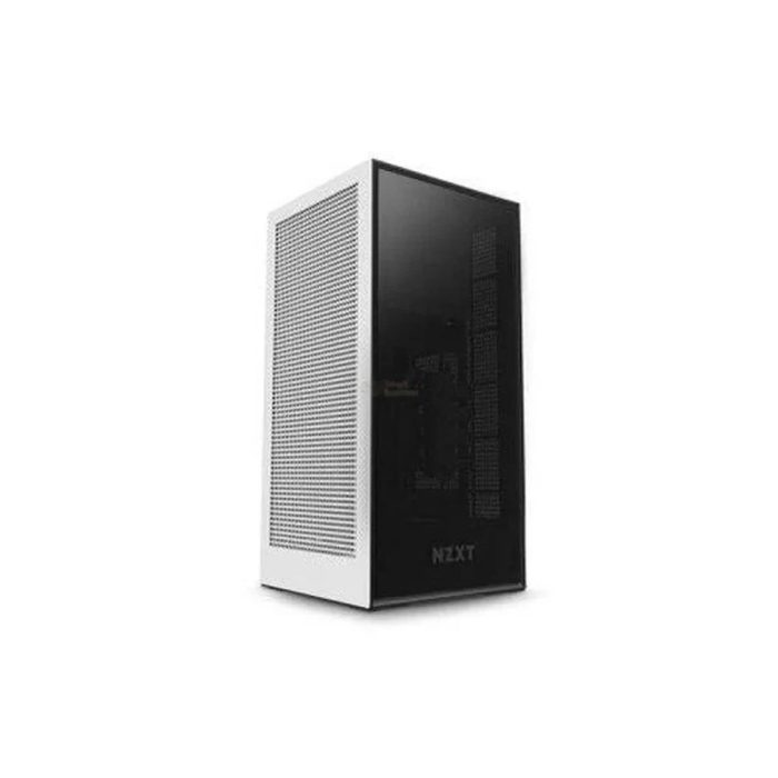 Caja de PC NZXT H1 Blanca con Enfriador Líquido, Tarjeta PCIe y Fuente SFX Compacta