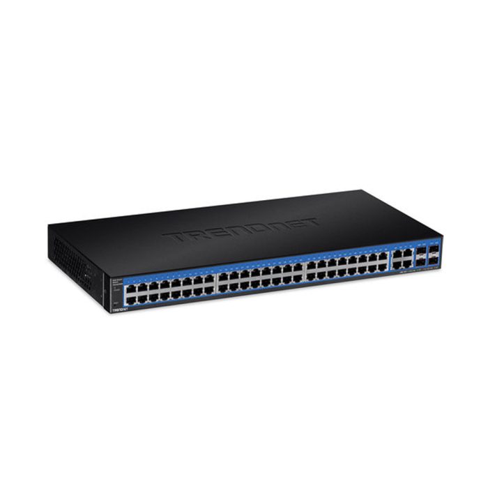 Switch GbE 48 Puertos Smart Trendnet TEG-524WS Rack, Ideal para Redes de Alto Rendimiento