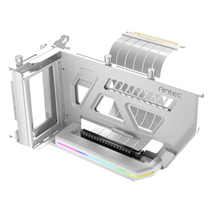 Riser Vertical Antec Shift PCIe 4.0 para GPU RTX 40 - Conexión Optimizada, Diseño Blanco