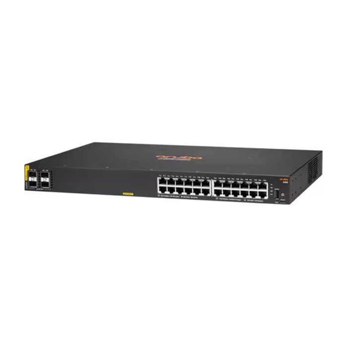 Conmutador Ethernet HPE 6100 de 24 Puertos, PoE, Modular y Montable - Ideal para Redes de Alto Rendimiento