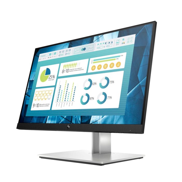 Monitor LCD HP E22 G4 de 22" Full HD, IPS, 5ms, HDMI, VGA, DisplayPort - Negro y Plata