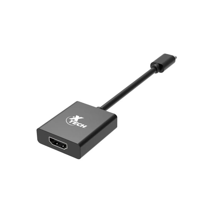 Adaptador de Video USB Tipo C a HDMI Xtech XTC-541, Negro - Compatible con Dispositivos Modernos