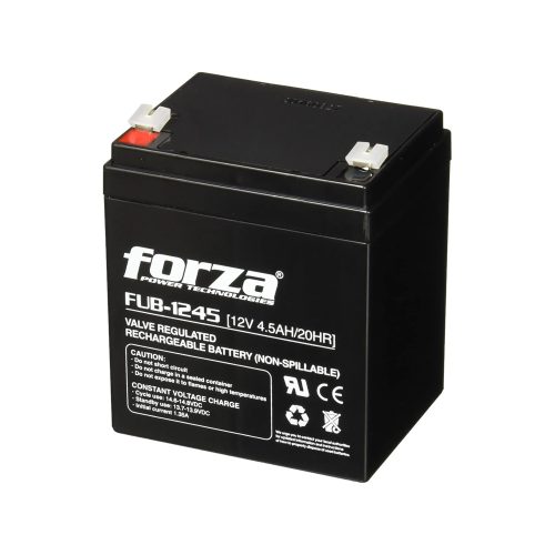 Batería Forza FUB-1245 de 12V y 4.5Ah - Alta potencia y rendimiento para tus dispositivos electrónicos