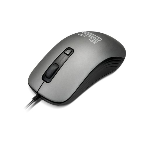 Mouse Klip Xtreme USB Gris, Cableado, 1600 DPI - Precisión y Comodidad para tu PC