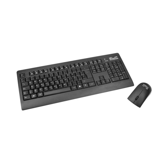 Klip Xtreme KCK-265S: Set de teclado y ratón inalámbrico 2.4 GHz, impermeable y ergonómico