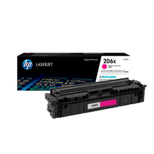 Tóner HP W2113X (206X) Color Magenta para L.J. M255 - Rinde 2,450 Páginas - Excelente Calidad de Impresión