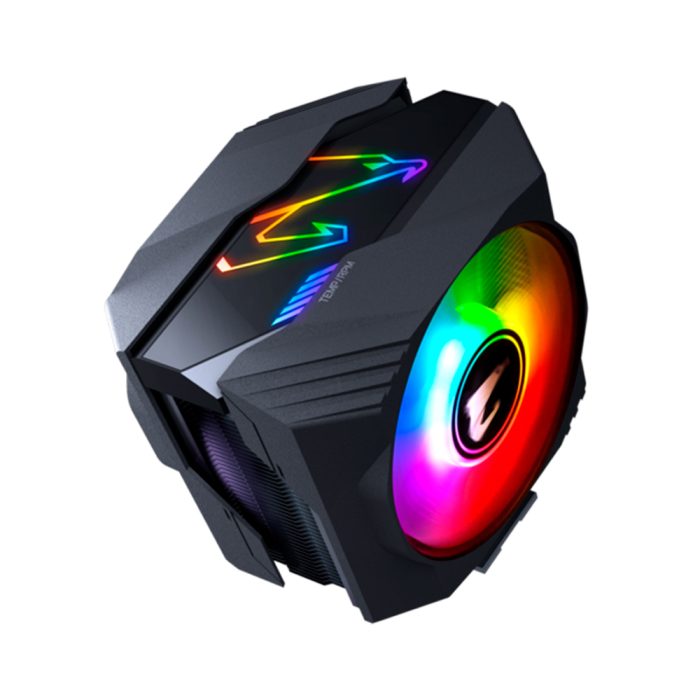 Cooler de Aire Gigabyte ATC800 RGB 120mm | Doble Ventilador, Iluminación ARGB | Compatible Intel y AMD