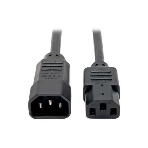 Cable de Alimentación Tripp-Lite C13 a C14 de 91 cm, 10A, 250V, 18 AWG - Conecta tus dispositivos con seguridad