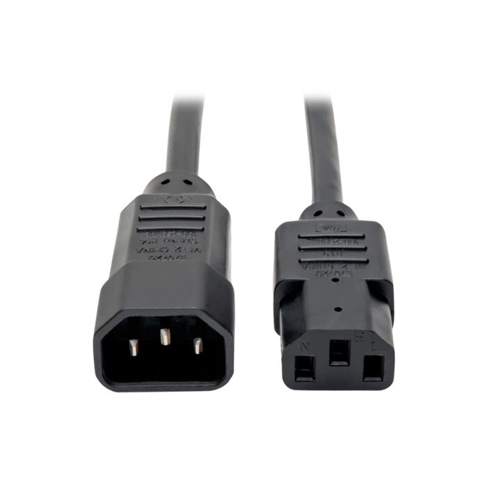 Cable de Alimentación Tripp-Lite C13 a C14 de 91 cm, 10A, 250V, 18 AWG - Conecta tus dispositivos con seguridad