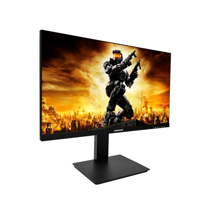 Monitor ADVANCE 23.8" FHD IPS 100Hz, 5ms, HDMI y DP, Audio Out, Parlantes Integrados, Negro