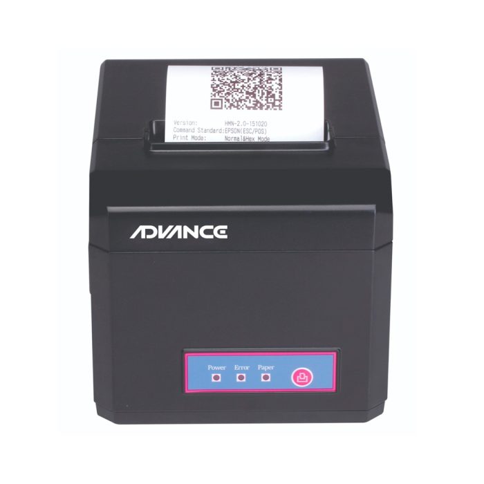 Impresora térmica Advance ADV-8010 - 300 mm/s, conexión USB y LAN para impresiones rápidas y eficientes