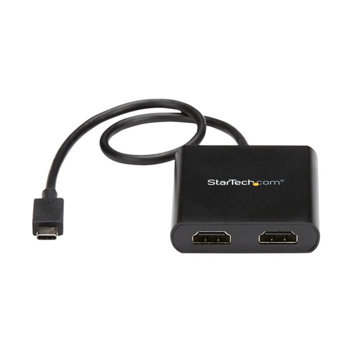 Adaptador USB-C a 2x HDMI StarTech.com - Dual 4K 30Hz, Compatible con Thunderbolt 3 y Windows