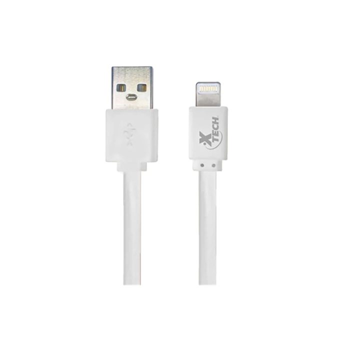Cable Lightning Xtech 1m USB Macho a Lightning Macho - Colores Negro, Blanco, Azul, Verde y Naranja