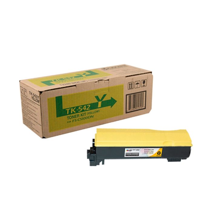 Toner Kyocera TK-542Y Amarillo de Alta Capacidad para FS-C5100DN - 4000 Páginas de Rendimiento