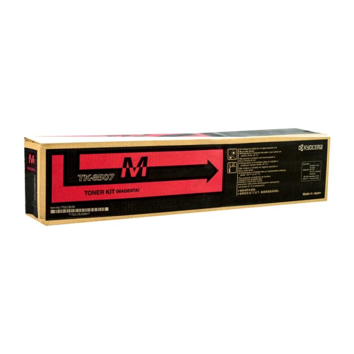 Tóner Kyocera TK-8507M Magenta para Taskalfa 4550 - Alta Calidad y 20,000 Páginas de Impresión