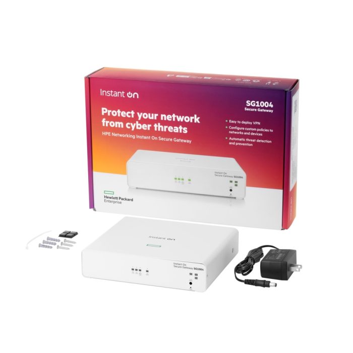 Switch HPE SG1004 Gigabit 4 Puertos para Conexiones Rápidas y Estables en tu Red