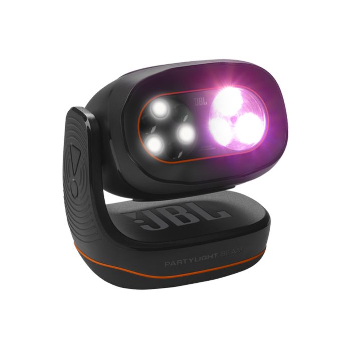 JBL PartyLight Beam - Luces LED RGB x3 y W LED x4, Sincronización Perfecta con JBL PartyBox