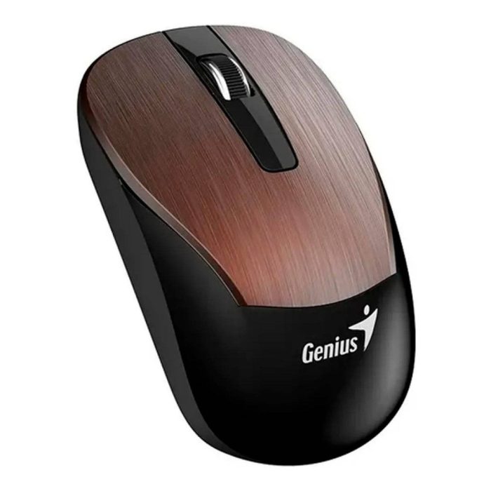 Mouse Genius Eco-8015 Wireless Recargable Chocolate - Conectividad Inalámbrica, Ergonómico y Eficiente