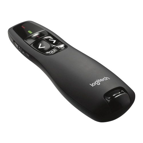 PRESENTADOR Inalámbrico Logitech R400, 2.4GHz, Alcance de 15m, Ideal para Presentaciones Profesionales