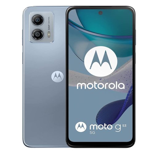 Motorola G53 Arctic Silver - Smartphone 6GB RAM, 128GB ROM, Rápido y Elegante, XT2335-1