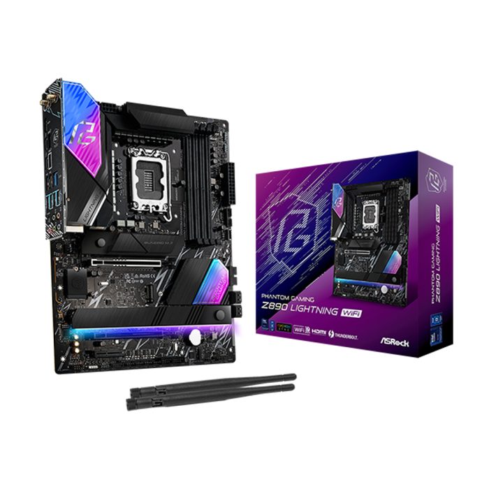 Placa Base ASRock Z890 Lightning WiFi 7 + BT D5 1851 ATX - Rendimiento Superior y Conectividad Avanzada