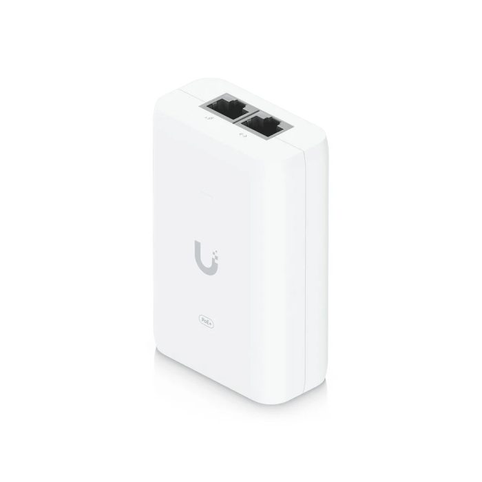 Inyector de Potencia Ubiquiti U-PoE: Alimentación eficiente para dispositivos PoE, compacto y confiable
