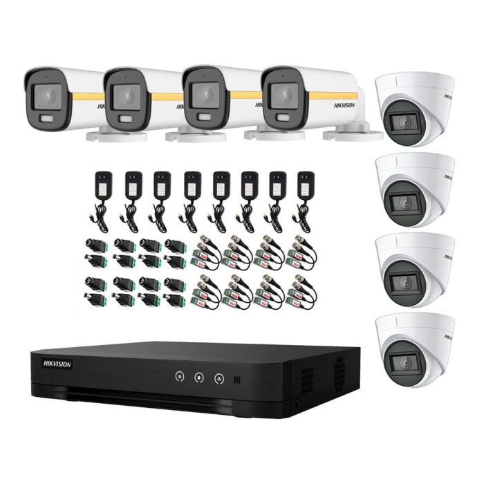 Cámara de seguridad Hikvision KITE08HG con DVR 8CH, alta resolución y conectividad avanzada