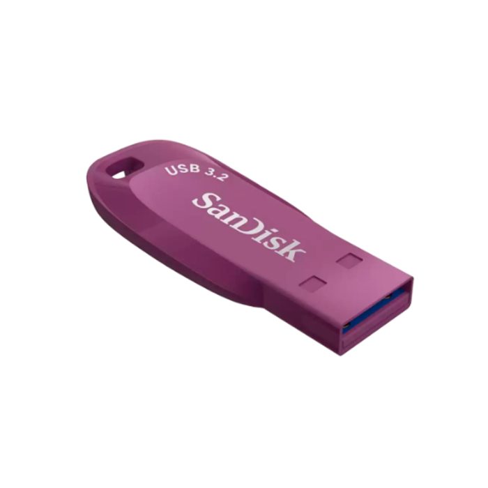 Memoria Flash USB SanDisk Ultra Shift 32GB, Rápida USB 3.2 Gen 1, Color Lila - Almacenamiento Eficiente